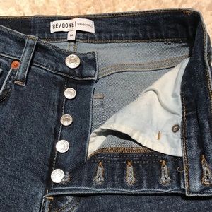 RE/DONE Originals High Rise Ankle Crop